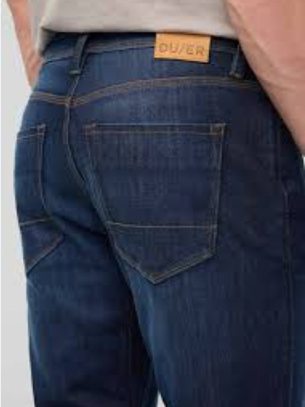DU/ER Performance Denim Relaxed Taper - Marina Blue Men’s Jeans Size:  34x32